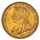 1897-M Australia Gold Sovereign Victoria Veiled Head MS-63 NGC 1897-M Australia Gold Sovereign Victoria Veiled Head MS-63 NGC